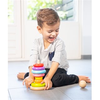 Rainbow stacking toy
